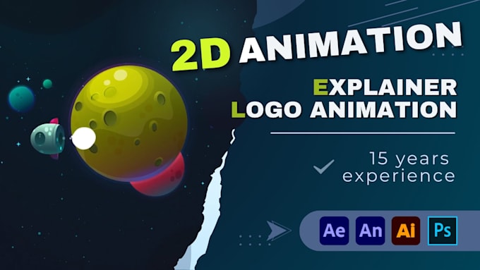 create professional 2d animation and motion graphics