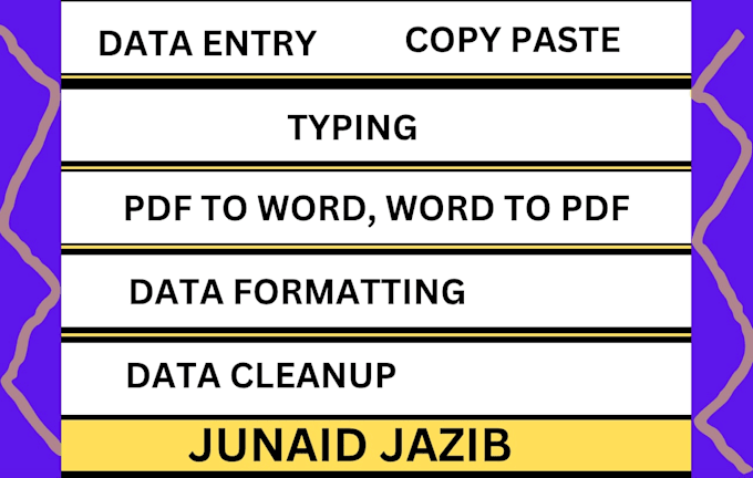 do professionally ms word formatting and data entry work