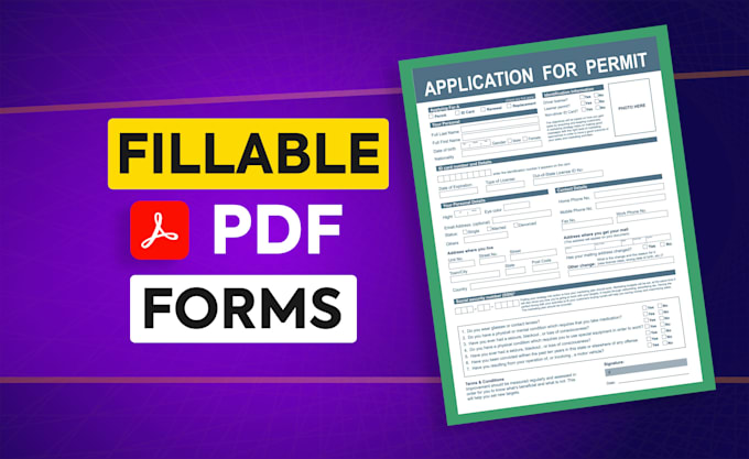 Create fillable pdf forms or convert to editable pdf fillable form by