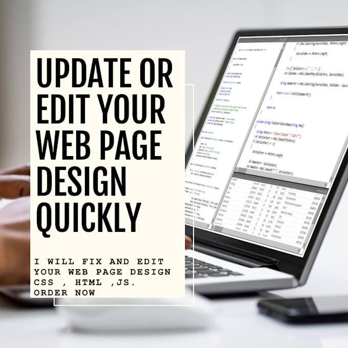 Edit your html and css on your webpage by Mubashirali4237 | Fiverr