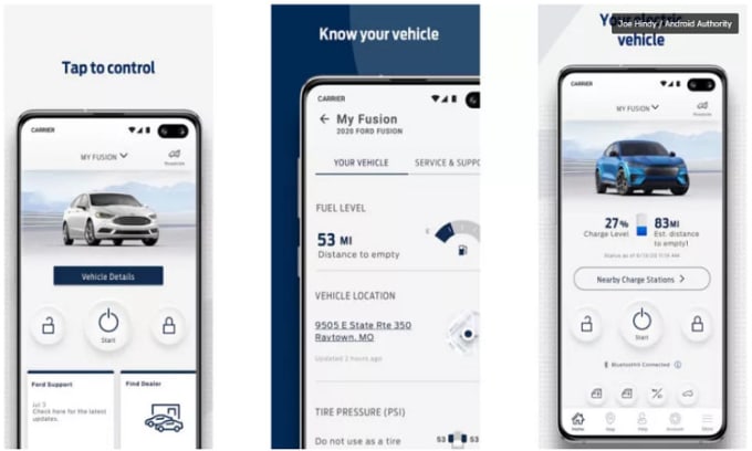 Develop a mobile car tracking app with an admin panel by