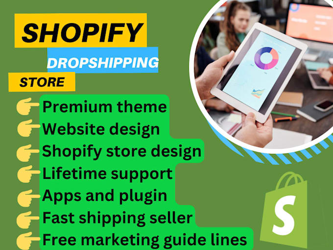 design, redesign shopify store, shopify dropshipping store, shopify website