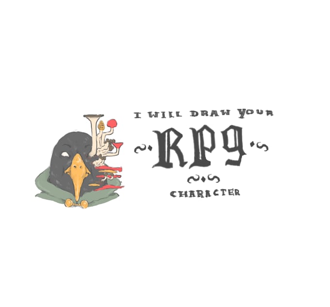 Draw your rpg character by Timbletomble | Fiverr