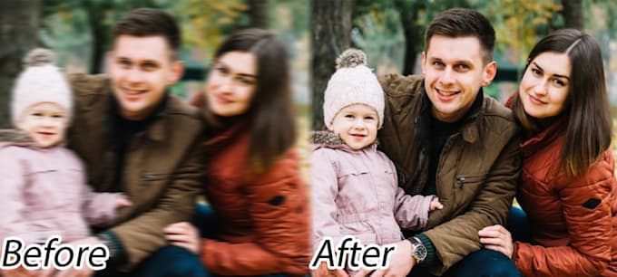 professional image enhancement and blurry image fix services