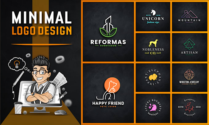 design a modern, unique, and professional logo for your