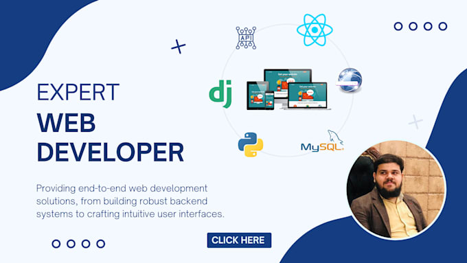 do full stack web development in python and react