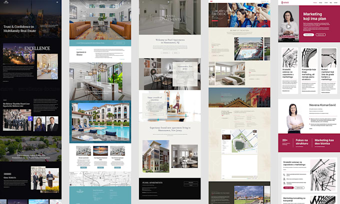 design a wordpress website for hospitality, real estate and local businesses