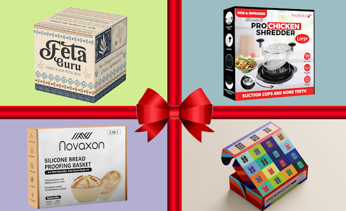 create outstanding all type of product packaging box design