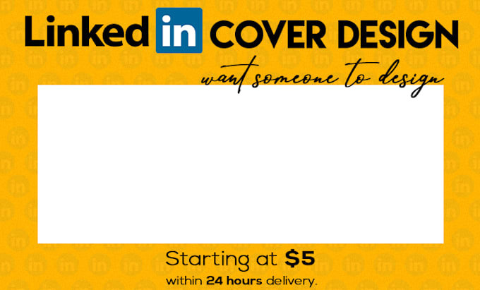 design linkedin banner, cover, header