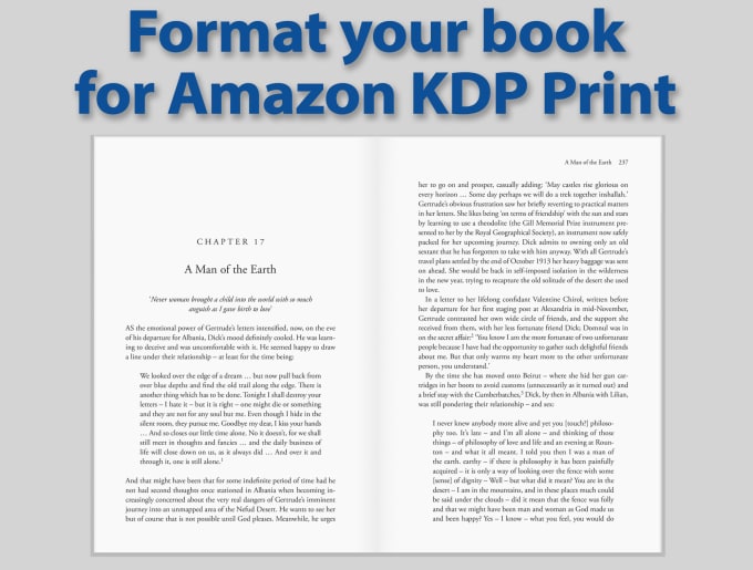 do formatting of your book paperback or ebook version