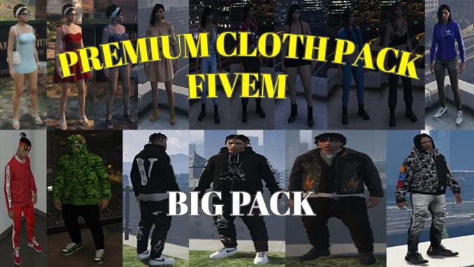 Give you a premium cloth pack fivem by Walker306 | Fiverr