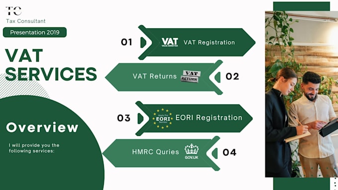 provide UK vat registration service for amazon, ebay store
