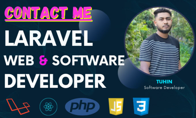 Expert Laravel Full Stack Developer Custom Web Applications By Tuhin Expert Laravel Full Stack Developer Custom Web Applications By Tuhin