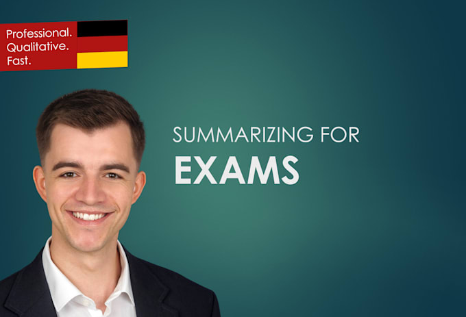 summarize your documents for your exam preparation