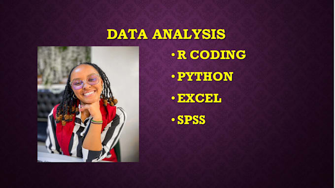 Statistical data analysis, r coding, spss, stata, tableau, python ...