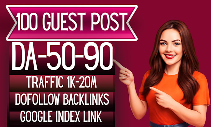 do high quality seo guest posts backlinks on high traffic guest posing site