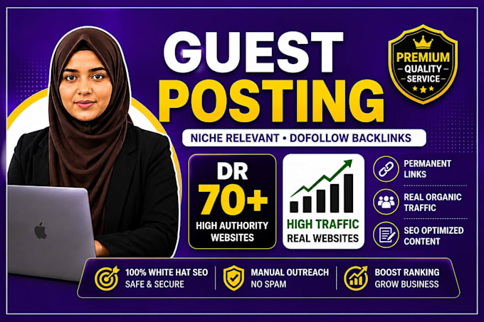 publish guest post backlinks on high traffic authority websites