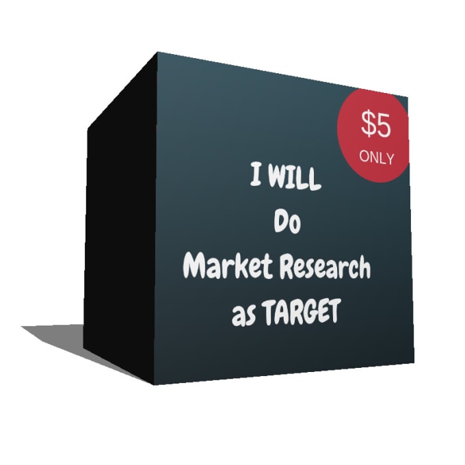 do market research for your target market