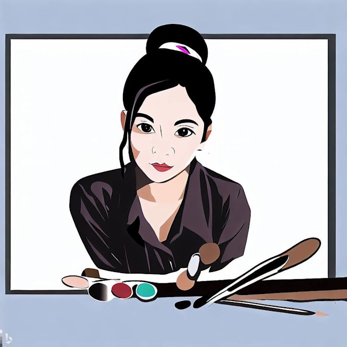 Make realistic black and white line art vector illustration by Krodreen