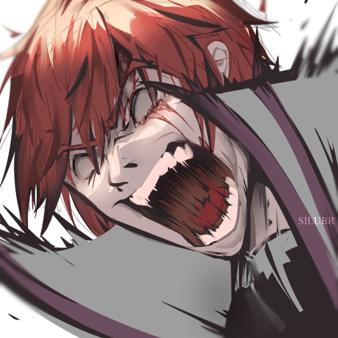 Bloodcherryarts Deviantart Gallery - Anime Guy With Red Hair And Black Eyes  - Free Transparent PNG Clipart Images Download