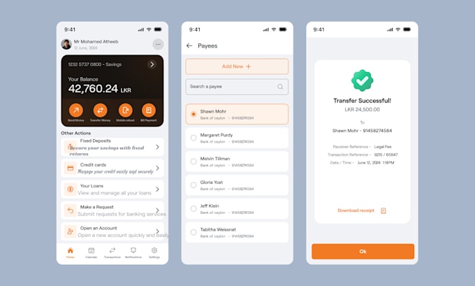 Design user friendly mobile app ui ux for ios and android by Atheebh ...