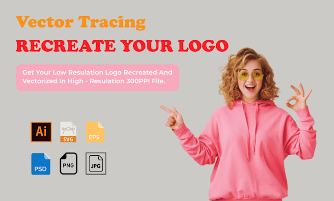 perfectly trace skatch, image logo in vector in 3 hour