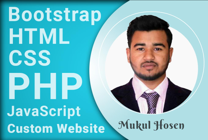 Make complete website development with html, css, javascript, php by ...