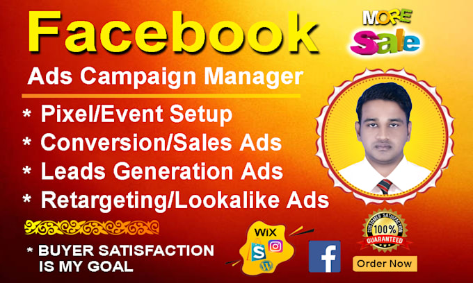 be facebook ads campaign manager for ecommerce, realestate and dropshipping