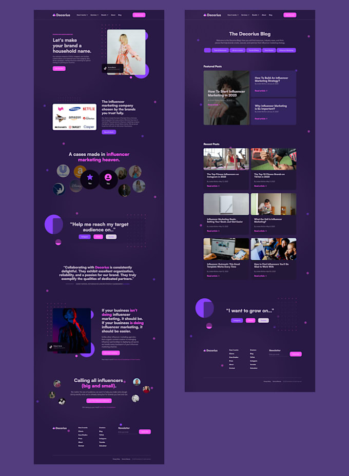 Desin or redesign website, ui, ux, responsive design by Robertjessen961 ...