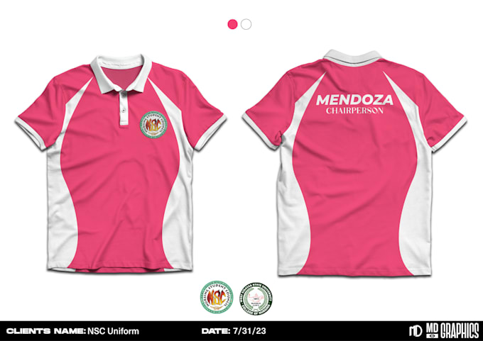 design a shirt or casual uniform