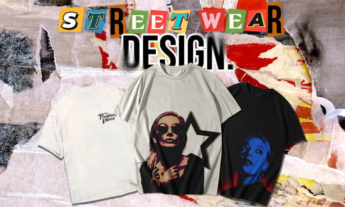Design a simple amazing streetwear tshirt by Ezzy_design | Fiverr