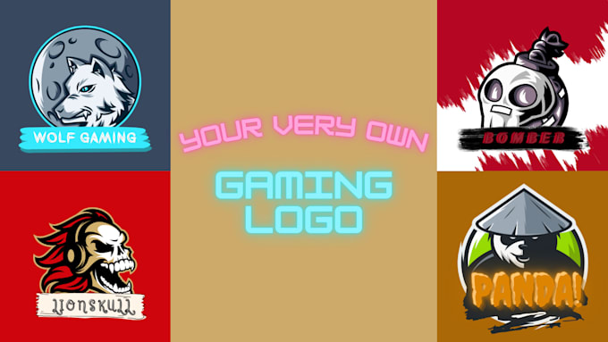 design twitch, youtube, gaming logo for you