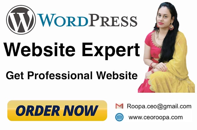 develop professional responsive wordpress website design
