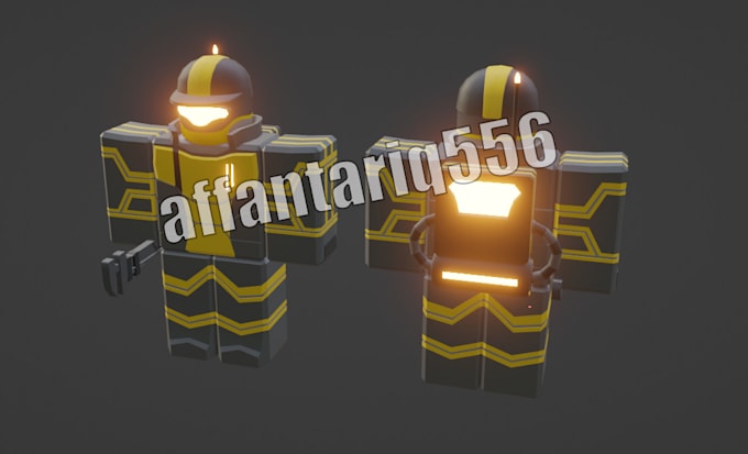 model characters with texture