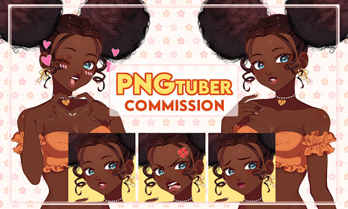 draw pngtuber avatar in anime style