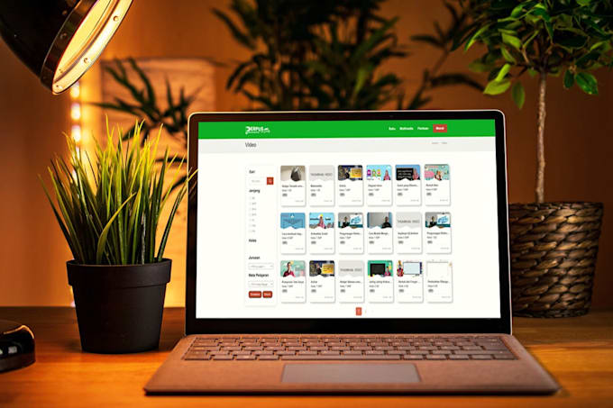 develop an interactive website application for you