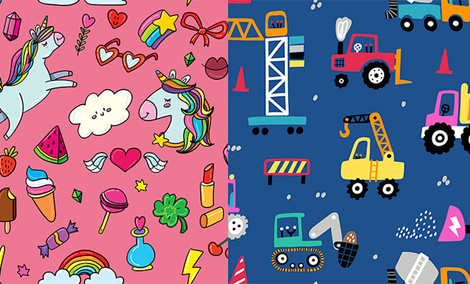 design seamless repeat patterns for textile prints