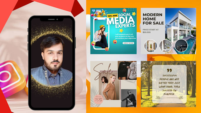Design attractive social media posts using canva pro by Aqibr37 | Fiverr