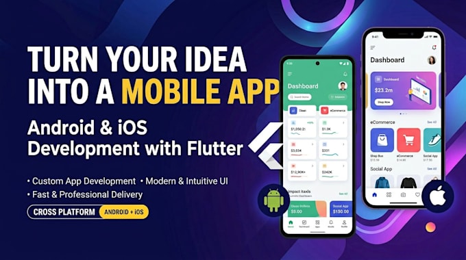 build a professional android and ios apps using flutter