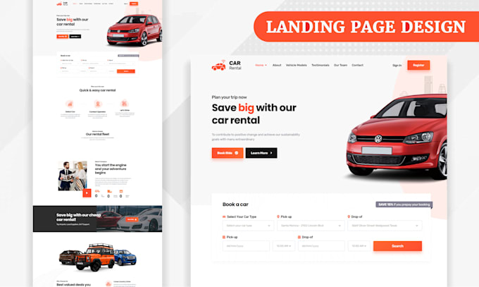 create a responsive wordpress website or landing page with elementor pro