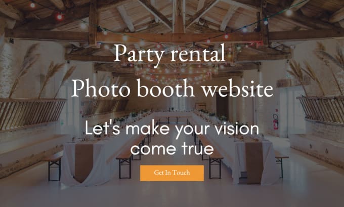 do party rental website, party rental website, rental website, equipment rental