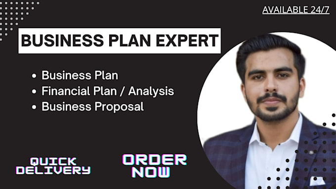 write a business plan with marketing and financial model