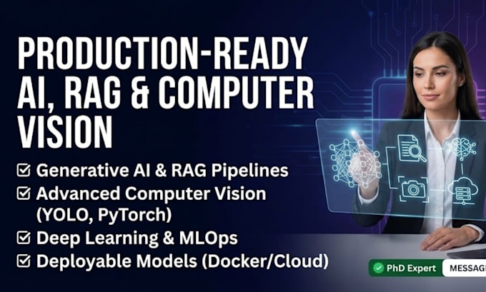 build production ready ai, rag pipelines, and advanced computer vision