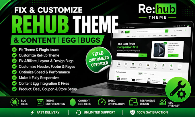 fix rehub theme, content egg and affiliate egg issues