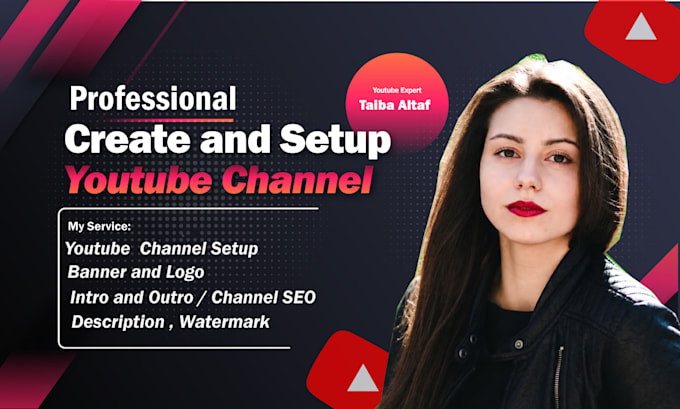 create and setup youtube channel