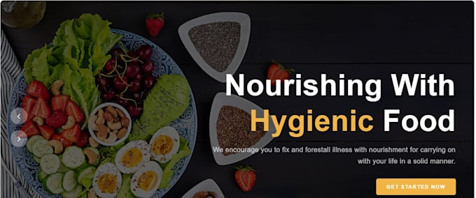Design a professional diet plan website by Peaceful praise Fiverr