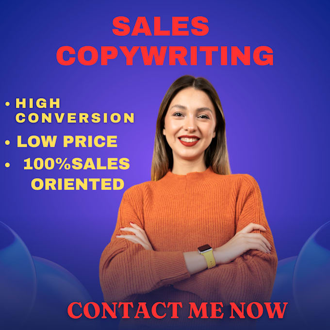 do expert copywriting for ads, sales pages, emails and funnels