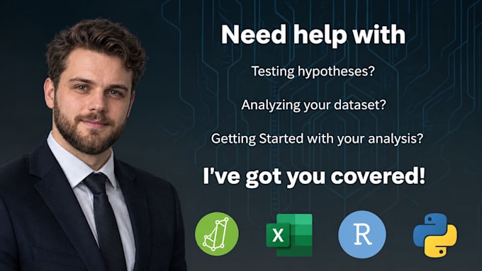 do statistical analysis for you in rstudio, jasp and python
