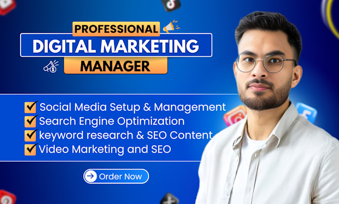 be your social media manager and digital marketing expert