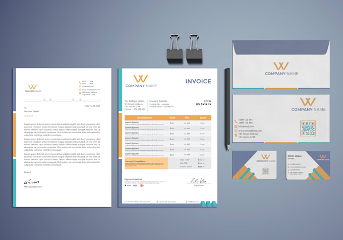 design business cards letterheads and stationery items